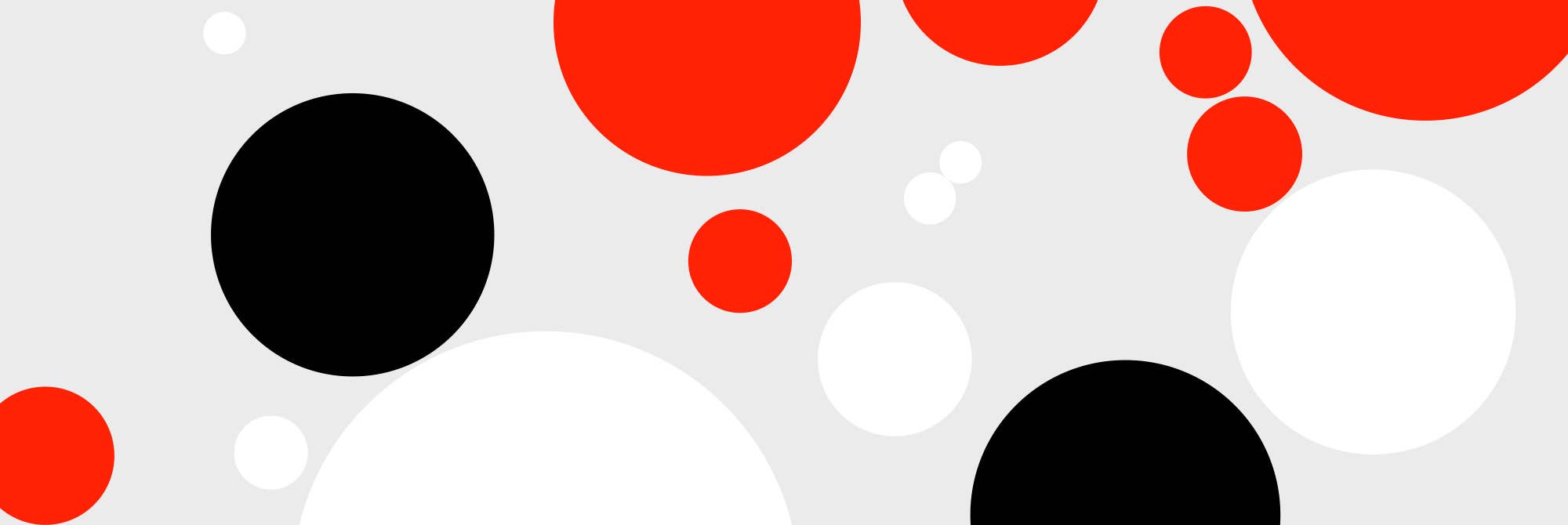 Circles on plain background